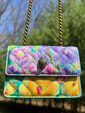 Kurt Geiger London Micro Kensington Floral Crossbody Bag